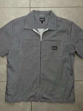 Loser Machine Mechanic Short Sleeve Zip Shirt